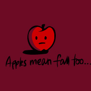 Apples mean fall too